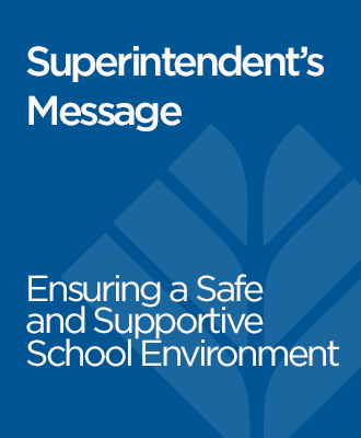  Superintendent's message